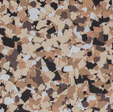 Outback Flake Epoxy Garage Floor Color Sample