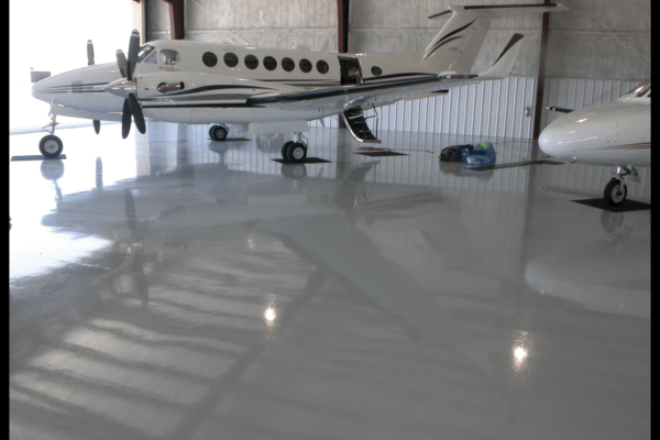 Airplane Hanger Epoxy Floor
