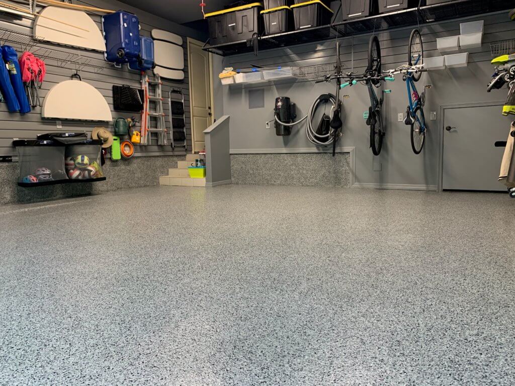 Finished Epoxy Garage Floor