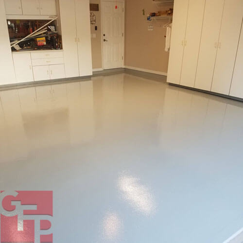 Epoxy Garage Floor High Gloss Gray