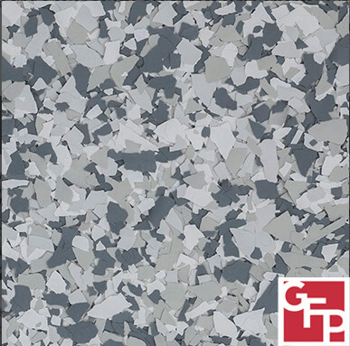 Gravel Flake Epoxy Floor Color Sample