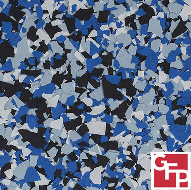 Orbit Flake Epoxy Floor Color Sample